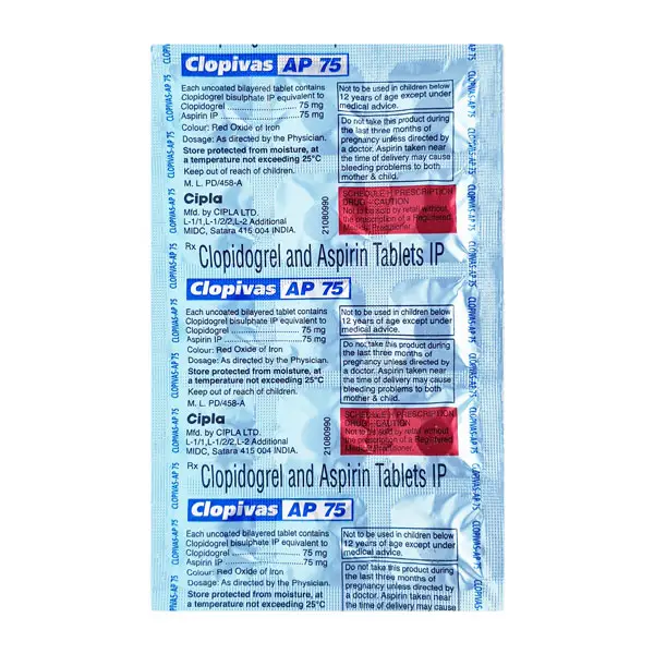 Clopivas AP 75 Tablet